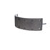 XSMG2L1308Q by MERITOR - Drum Brake Shoe - Front, Q Brake, 15.00" Dia., 4.00" Width, Platinum Shield III Coating