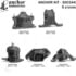300344 by ANCHOR MOTOR MOUNTS - ENGINE MNT KIT