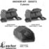 300573 by ANCHOR MOTOR MOUNTS - Engine Mount Kit - 3-Piece Kit