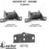 300586 by ANCHOR MOTOR MOUNTS - Engine Mount Kit - 3-Piece Kit, (2) Front R/L Engine Mount, (1) Rear Trans Mount