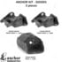 300593 by ANCHOR MOTOR MOUNTS - Engine Mount Kit - 3-Piece Kit, (2) Front R/L Engine Mount, (1) Rear Trans Mount