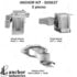 300637 by ANCHOR MOTOR MOUNTS - Engine Mount Kit - 3-Piece Kit, (1) Engine Mount Right, (1) Torque Strut Rear Lower, (1) Trans Mount Left