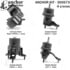 300673 by ANCHOR MOTOR MOUNTS - Engine Mount Kit - 4-Piece Kit, (2) Engine Mount Front/Right, (1) Torque Strut, (1) Trans Mount