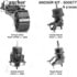 300677 by ANCHOR MOTOR MOUNTS - Engine Mount Kit - 4-Piece Kit, (2) Engine Mount Front/Right, (1) Torque Strut, (1) Trans Mount
