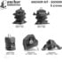 300699 by ANCHOR MOTOR MOUNTS - Engine Mount Kit - 5-Piece Kit, (3) Engine Mounts, (2) Trans Mount