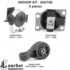 300706 by ANCHOR MOTOR MOUNTS - Engine Mount Kit - 3-Piece Kit, (1) Engine Mount Right, (1) Torque Strut Rear Lower, (1) Trans Mount Left