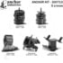 300713 by ANCHOR MOTOR MOUNTS - Engine Mount Kit - 5-Piece Kit, (3) Engine Mounts, (2) Trans Mounts