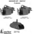 300717 by ANCHOR MOTOR MOUNTS - Engine Mount Kit - 3-Piece Kit, (2) Front R/L Engine Mount, (1) Rear Trans Mount