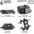 300741 by ANCHOR MOTOR MOUNTS - Engine Mount Kit - 6-Piece Kit, (3) Engine Mounts, (2) Torque Strut Mount, (1) Trans Mount