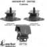300782 by ANCHOR MOTOR MOUNTS - Engine Mount Kit - Includes 1 Transmission Mount and 2 Motor Mount