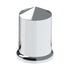 10011CB by UNITED PACIFIC - Wheel Lug Nut Cover - 1-1/2" X 3", Chrome, Plastic, Pointed, Push-On