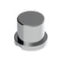 10757CB by UNITED PACIFIC - Wheel Lug Nut Cover - 15/16" x 1-3/16", Chrome, Plastic, Flat Top, Push-On