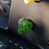 23923 by UNITED PACIFIC - Air Brake Valve Control Knob - Zinc Alloy, Skull Design, Screw-On, Emerald Green