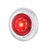 34825 by UNITED PACIFIC - Clearance/Marker Light - LED, Single Function, ArcBlast Mini, with Stainless Steel Bezel & Rubber Grommet, Red LED/Red Lens