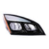 35740 by UNITED PACIFIC - Headlight - Black LED, Passenger Side, Low/High Beam, with Original Style Housing, for 2018-2023 Freightliner Cascadia