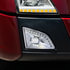 35858 by UNITED PACIFIC - Fog Light - Passenger Side, 18 LED, Chrome, with Position Light, for 2018-2022 Volvo VNL