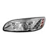 35883 by UNITED PACIFIC - Headlight - L/H, LED, Chrome Inner Housing, with Turn Signal Light