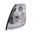 35893 by UNITED PACIFIC - Headlight - L/H, Chrome, LED, with ABS Rear Housing, with Dual Color LED Light Bars