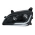 35917 by UNITED PACIFIC - Headlight - L/H, LED, Black Inner Housing, Sequential Turn Signal Light