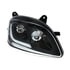 35918 by UNITED PACIFIC - Headlight - R/H, LED, Black Inner Housing, Sequential Turn Signal Light