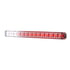36070 by UNITED PACIFIC - Light Bar - 17 in., Red/White LED, Red/Clear Lens, Stop/Turn/Tail/Back Up Light