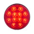 36072 by UNITED PACIFIC - Brake / Tail / Turn Signal Light - 4 in., Round, Red LED/Lens, Heated Lens