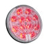 36073 by UNITED PACIFIC - Brake / Tail / Turn Signal Light - 4 in., Round, Red LED, Clear Lens, Heated Lens