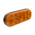 36077 by UNITED PACIFIC - Turn Signal Light - 6 in., Oval, Amber LED, Amber Heated Lens, DOT SAE Approved