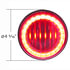 36087 by UNITED PACIFIC - Brake / Tail / Turn Signal Light - 4", Round, 30 LED, Red LED, Clear Lens, I-Series Lumos Light