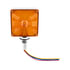 36106 by UNITED PACIFIC - Clearance/Marker Light - 3 in. Square, Amber and Red LED/Lens, Competition Series, Mini Double Face Light