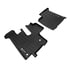 42510 by UNITED PACIFIC - Floor Mat Set - Black, RigGear, For Kenworth W900/T800 (2006-23), T660 (2008-17)