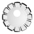 42522 by UNITED PACIFIC - Fuel Tank Cap - Chrome, Plastic, Locking, Double-Sided Tape Mount, For Kenworth