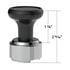 70347 by UNITED PACIFIC - Gearshift Knob - Black, Round Grip, Screw Mount, Thread-On, 9/10 Speed Shifter