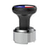 70349 by UNITED PACIFIC - Gearshift Knob - Black, Texas Flag, Round Grip, Screw Mount, 9/10 Speed Shifter