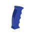 70809B by UNITED PACIFIC - Gearshift Knob - Blue, Pistol Grip, Thread-On, 1/2"-13 Thread, Aluminum Casting