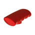 70818B by UNITED PACIFIC - Gearshift Knob - Red, T-Shaped Grip, Aluminum, 1/2"-13 Thread-On