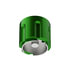 70852 by UNITED PACIFIC - Gearshift Knob - Emerald Green, Aluminum, Screw-On, for 9/10 Speed Shifter