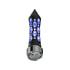 70912 by UNITED PACIFIC - Gearshift Knob - Black/Blue LED, Daytona Style, Spike, 9/10 Speed Adapter