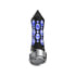 70916 by UNITED PACIFIC - Gearshift Knob - Black/Blue LED, Daytona Style, Spike, 13/15/18 Speed Adapter