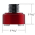 71033 by UNITED PACIFIC - Shift Knob Mounting Adapter - Candy Red, M30 x 3.5, for Eaton Fuller Style 9/10 Shifter