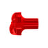71047 by UNITED PACIFIC - Air Brake Valve Control Knob - Zinc Die-Cast, Eagle Design, Candy Red