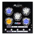 99204 by UNITED PACIFIC - Display Stand - For 4" and 3/4" Double Fury Lights, with Interactive Switches