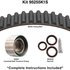 Dayco 95255K1S Engine Timing Belt Kit TIMING BELT KIT WITH SEALS, DAYCO