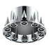10278 by UNITED PACIFIC - Axle Hub Cover Kit - Axle Cover Set, Rear, Pointed Cap, Chrome, for International