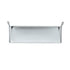 10470 by UNITED PACIFIC - Headlight Visor - 6" x 4", Stainless Steel, Rectangular, Curved Top Style