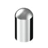 10563 by UNITED PACIFIC - Wheel Lug Nut Cover Set - 33mm x 3-3/4", Chrome, Plastic, Dome, Thread-On