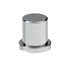10756 by UNITED PACIFIC - Wheel Lug Nut Cover Set - 3/4" x 1 1/4", Chrome, Plastic, Flat Top, Push-On Style
