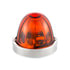 20721 by UNITED PACIFIC - Marker Light - Halogen, Dark Amber/Glass Lens with Watermelon Design, Large, Double Contact Bulb