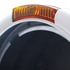 30377 by UNITED PACIFIC - Headlight Housing - Chrome, Classic, with Amber Signal Lens