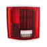 110843 by UNITED PACIFIC - Tail Light - LED Sequential, with Trim, for 1973-1987 Chevy and GMC Truck, L/H